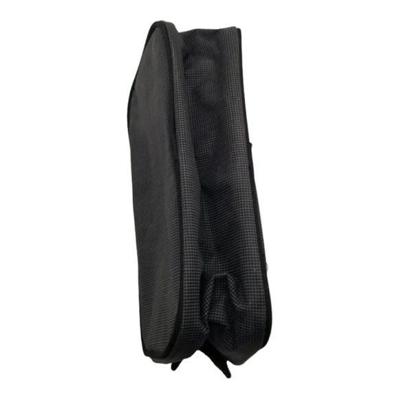 Travel Bag Double Zip Organizer Contents Allegro Mens Velcro Strip Enclosure - Picture 6 of 9